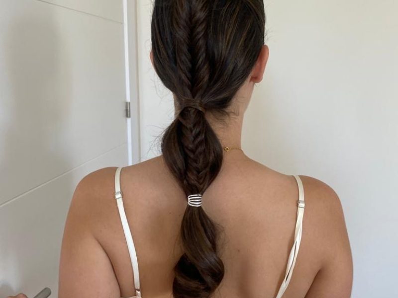 trenza Rocio makeup